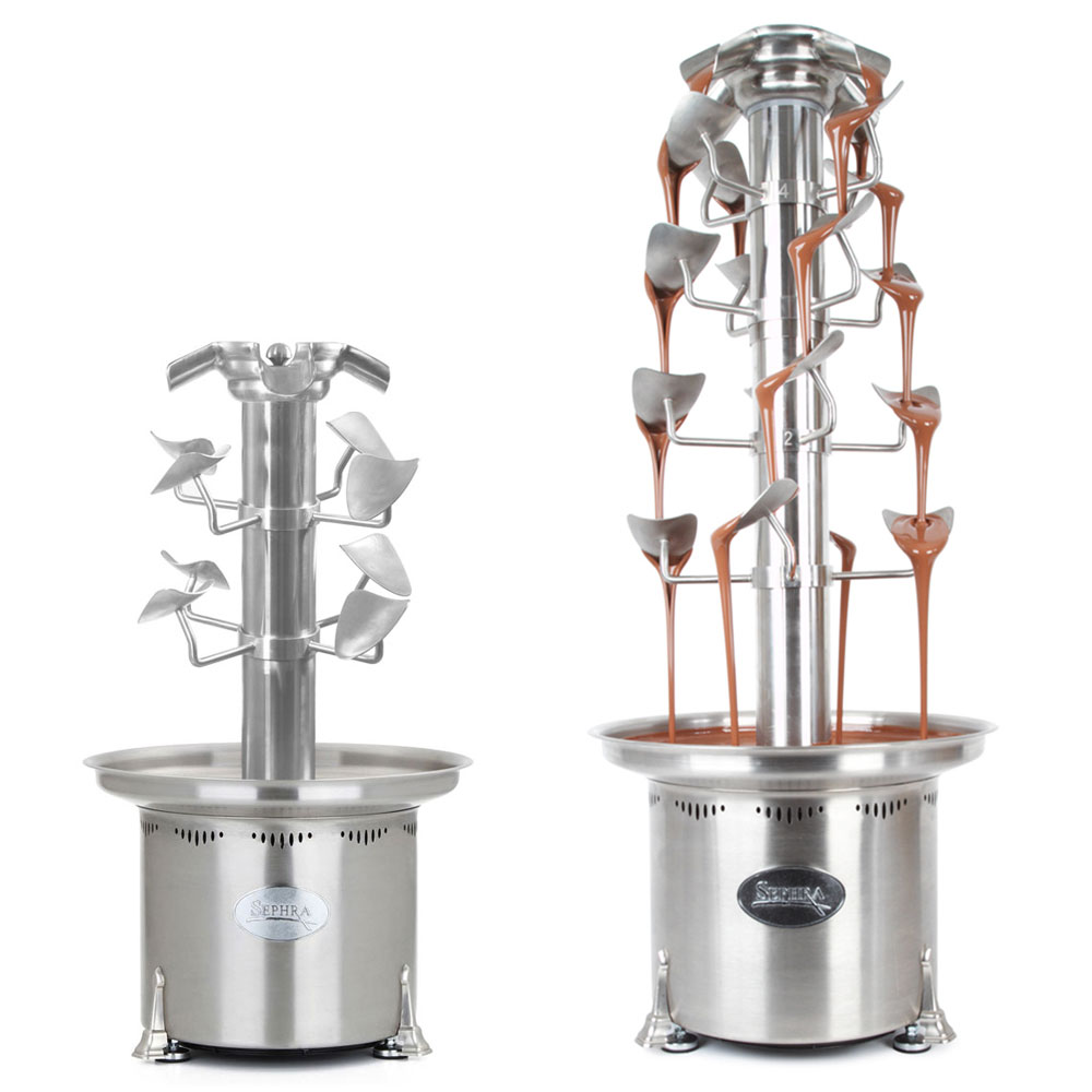 THE CASCADE – 34/44" Cascading Commercial Chocolate Fountain