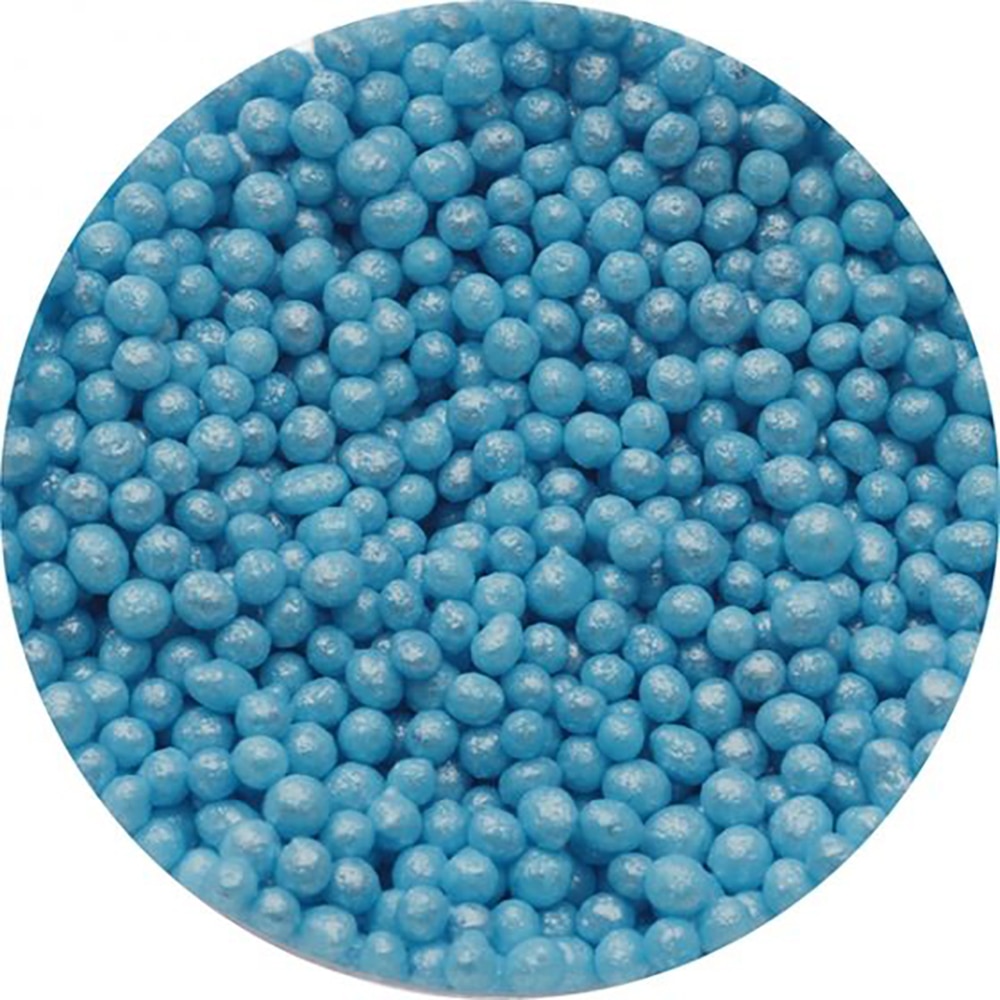 Candy Sprinkle Beads – Blue Shimmer, 26oz Bulk